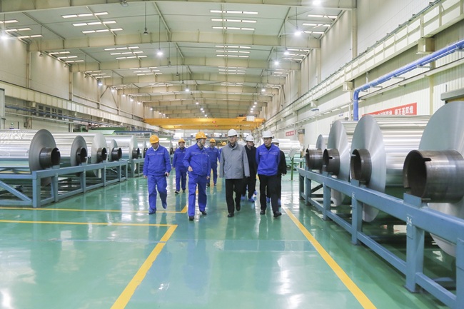 工控集團(tuán)黨委書記、董事長符同欣到萬基控股集團(tuán)調(diào)研