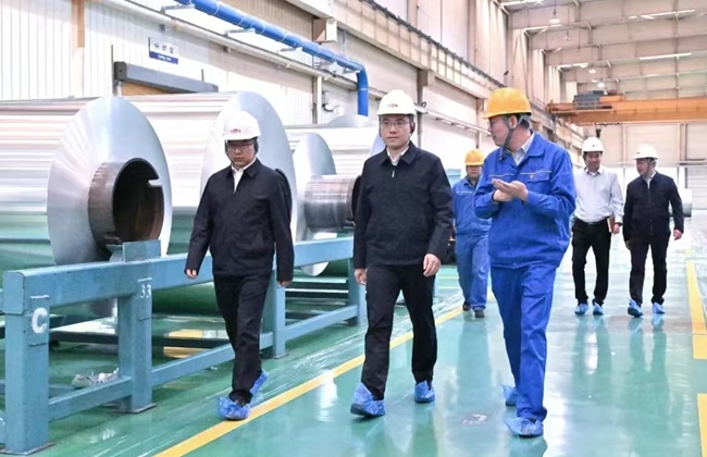 新安縣委書記王智到萬基控股集團(tuán)調(diào)研